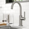 Daniel Kraus Kraus Oletto Single Handle Kitchen Bar Faucet, Stainless Steel KPF-2822SFS